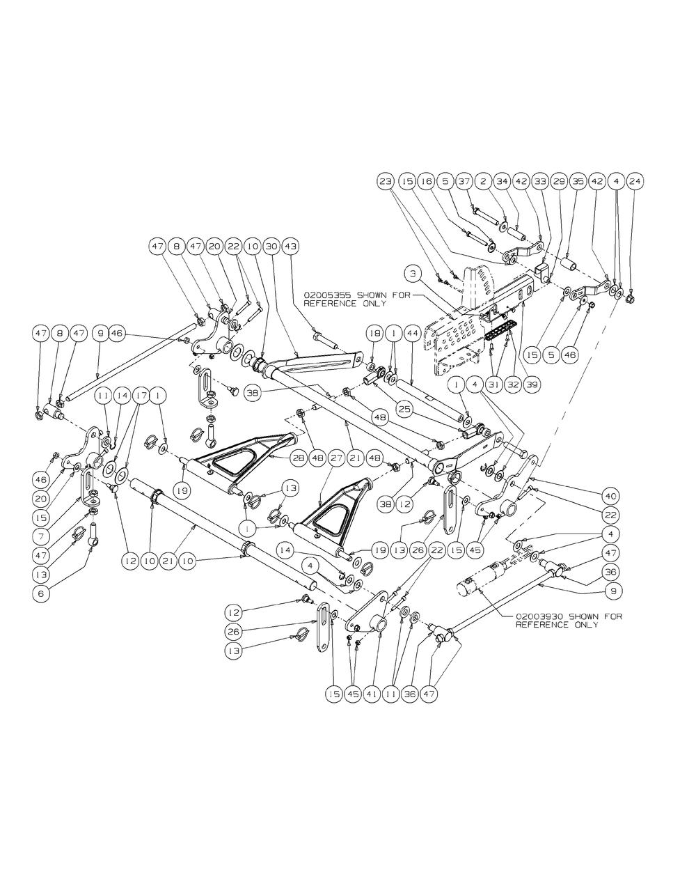 Lift Assembly 72-Inch Diagram and Parts List for S7237-KW 53AI8DU8050-37HP Cub Cadet Lawn Tractor